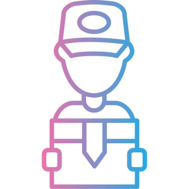 avatar. Web simgesi basit illüstrasyon