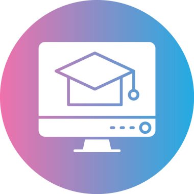 Eğitim simgesinin vektör illüstrasyonu