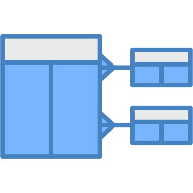 Web ve basit çizgi vektör simgesi.