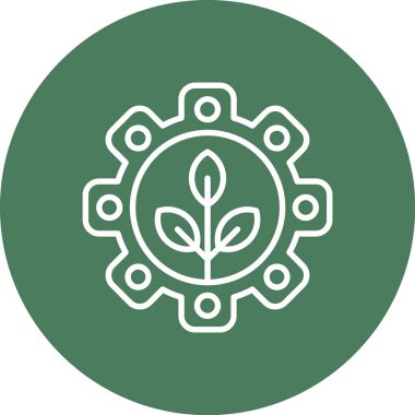 vektör ekoloji ikonu illüstrasyonu