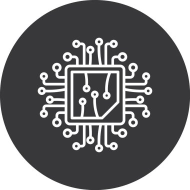 devre kartı simgesi, vektör tasarımı