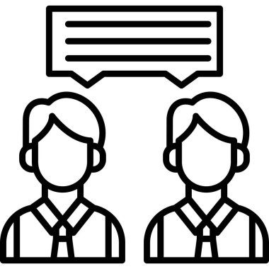 İnsan simgesinin vektör illüstrasyonu