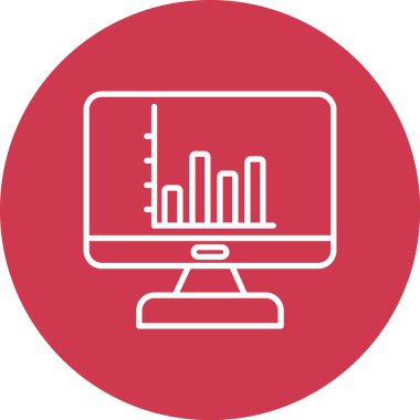 bilgisayar izleyici vektör illüstrasyonu