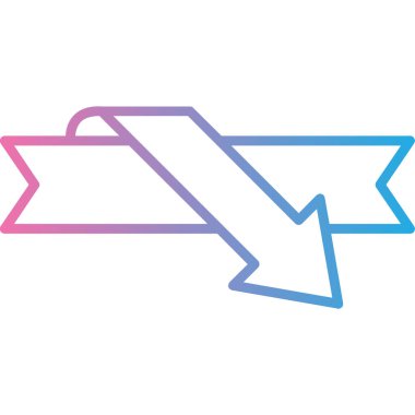 ok simgesi vektör illüstrasyonu