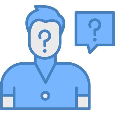 Avatar adam soru simgesi