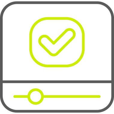 işaret simgesini işaretle, vektör illüstrasyon tasarımı