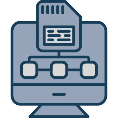 Yazıcı. Web simgesi basit tasarım