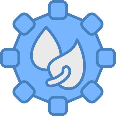 su damlası ikon vektör illüstrasyonu