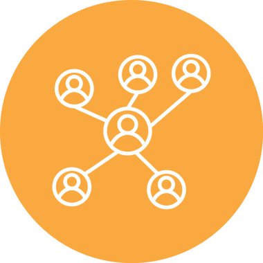 Bağlantı. Web simgesi basit illüstrasyon