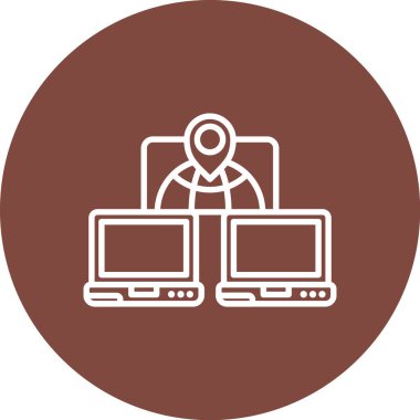 Seo simgesinin vektör illüstrasyonu