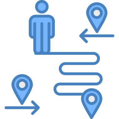 rota haritası simgesi