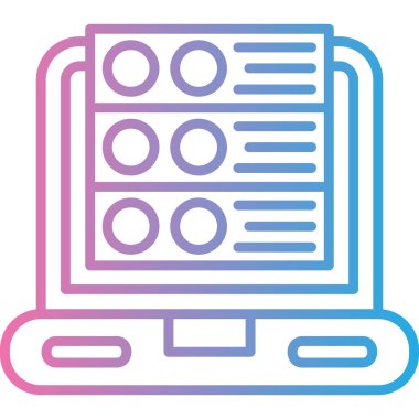 Seo simgesinin vektör illüstrasyonu