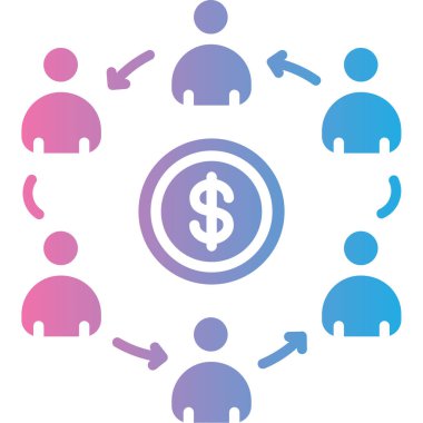 iş insanları simgesi, vektör illüstrasyon tasarımı