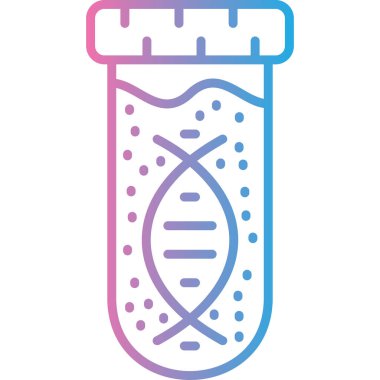 DNA simgesi vektör illüstrasyonu