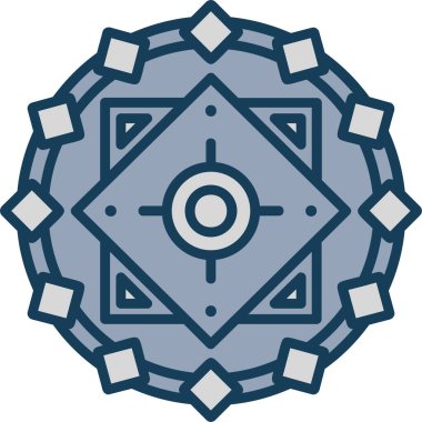 Modern b 'nin vektör illüstrasyonu vites simgesinden yoksun