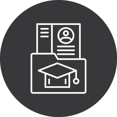 Eğitim simgesinin vektör illüstrasyonu