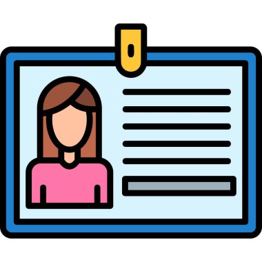 iş görüşmesi çalışanı simgesi