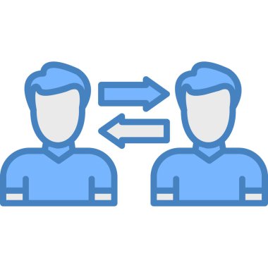 business team vektör illüstrasyonu