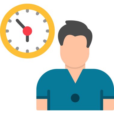 zaman yönetimi vektör simgesi