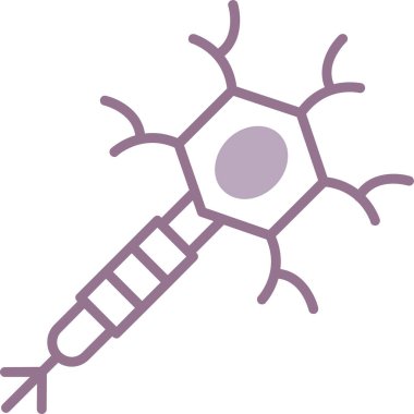 Beyaz arkaplan vektör illüstrasyonunda düz dizayn edilmiş virüs simgesi