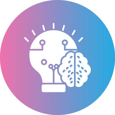 Vektör Beyin simgesi illüstrasyonu