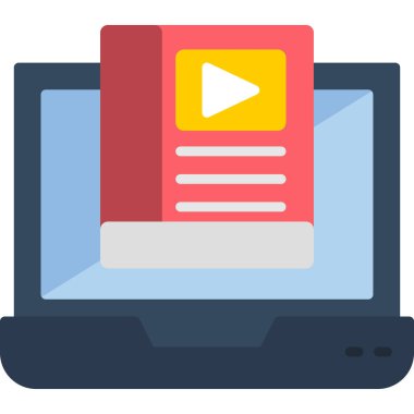bilgisayar monitörü web simgesi basit vektörü