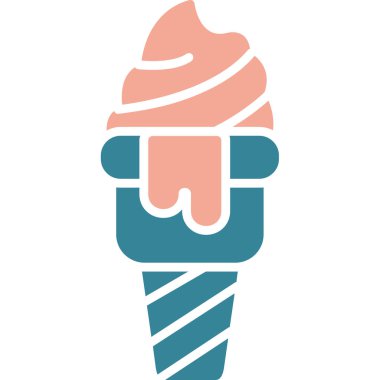 Dondurma vektör illüstrasyonu