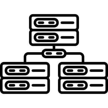 sunucu simgesi çizimi