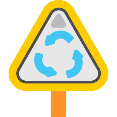 yol işareti uyarı simgesi