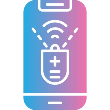 cep telefonu ikonu vektör illüstrasyonu