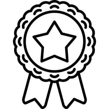 Ödül. Web simgesi basit illüstrasyon