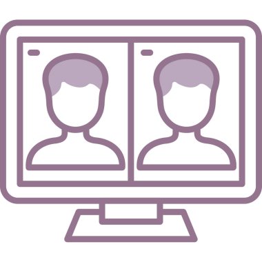 çevrimiçi web renk vektörü simgesi