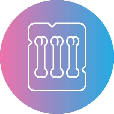 Gıda simgesinin vektör illüstrasyonu