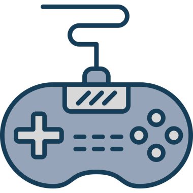 oyun oyun ikonu, vektör illüstrasyonu