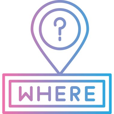 konum. Web simgesi basit illüstrasyon