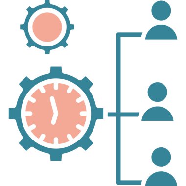 Tarih ve zaman çizelgesi için yönetim dairesi simgesi