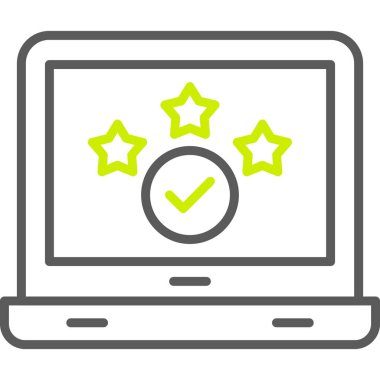 yıldız simgesi olan dizüstü bilgisayar