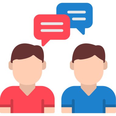 Kabarcık vektör illüstrasyonu olan insanlar