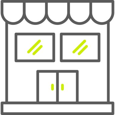 mağaza simgesi taslak biçiminde