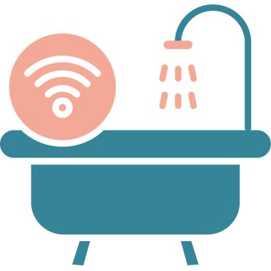 Banyo banyosu ikonu - ana hatlarıyla