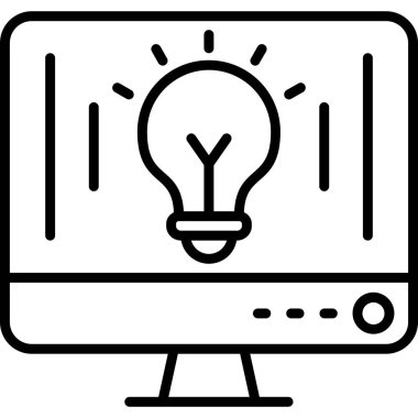 bilgisayar simgesi vektör illüstrasyonu