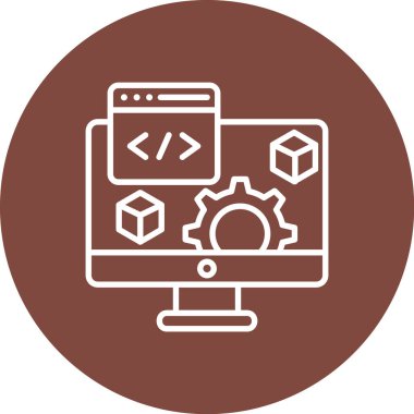 seo modern simgesinin vektör illüstrasyonu