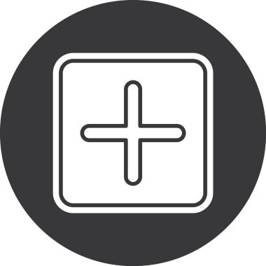 vektör çapraz artı simge