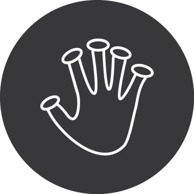 Bir mantarın el çizimi vektör çizimi