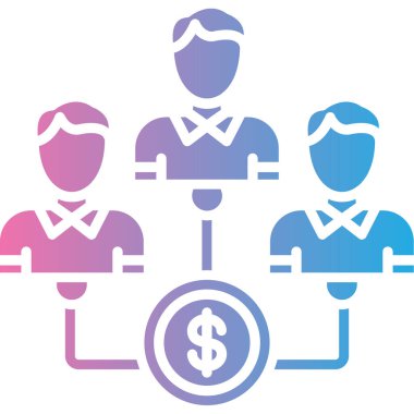 İş simgesinin vektör illüstrasyonu