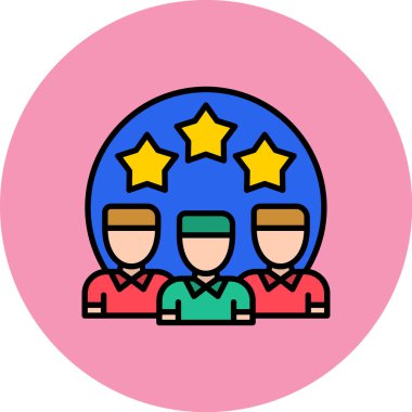 İnsan simgesinin vektör illüstrasyonu