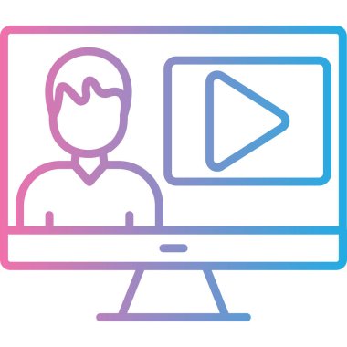 video simgesi. vektör çizim