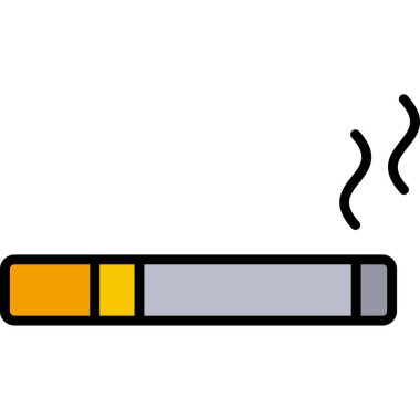 tüten pipo rengi vektör illüstrasyonu