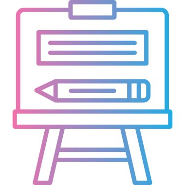 Eğitim simgesi vektör illüstrasyonu