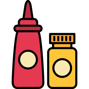 makyaj ve kozmetik renk ikonu vektör illüstrasyonuName